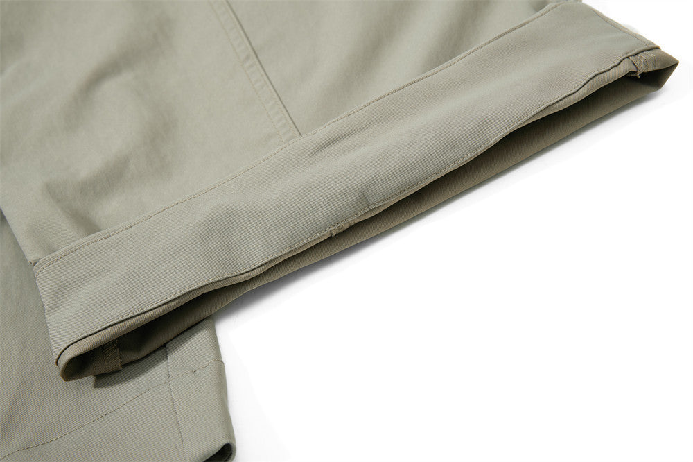 Wide-Leg Barrel Trousers with Belt – High-Waist Oversized Curved Pants