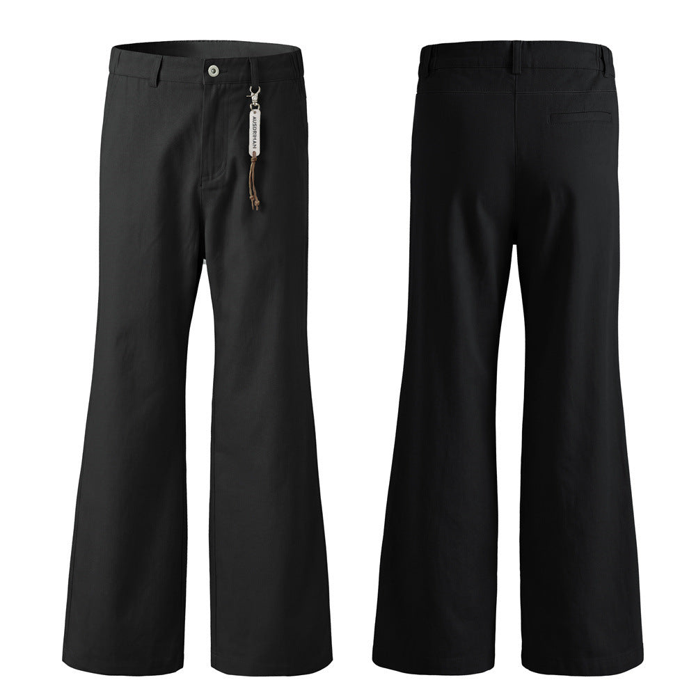 Men's Flare Wide-Leg Trousers – Bell Bottom Casual Pants