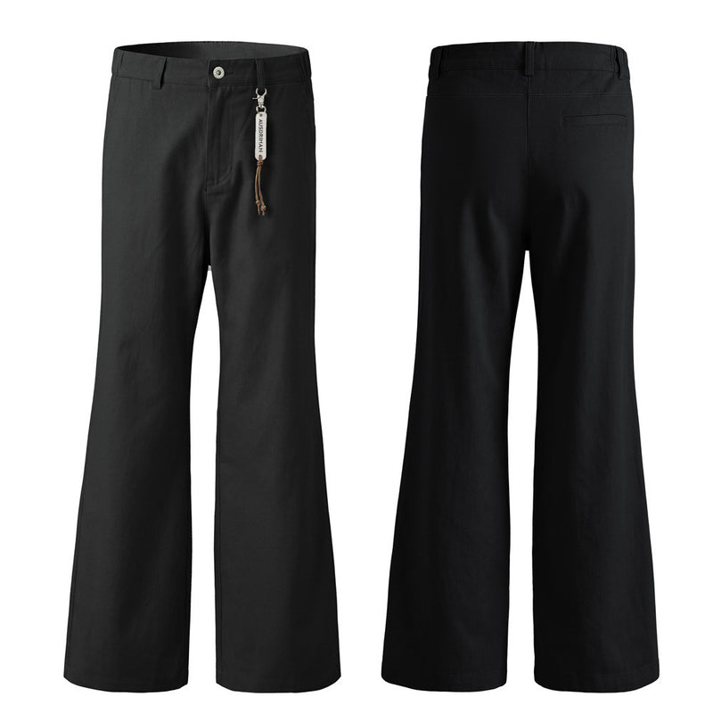 Men's Flare Wide-Leg Trousers – Bell Bottom Casual Pants