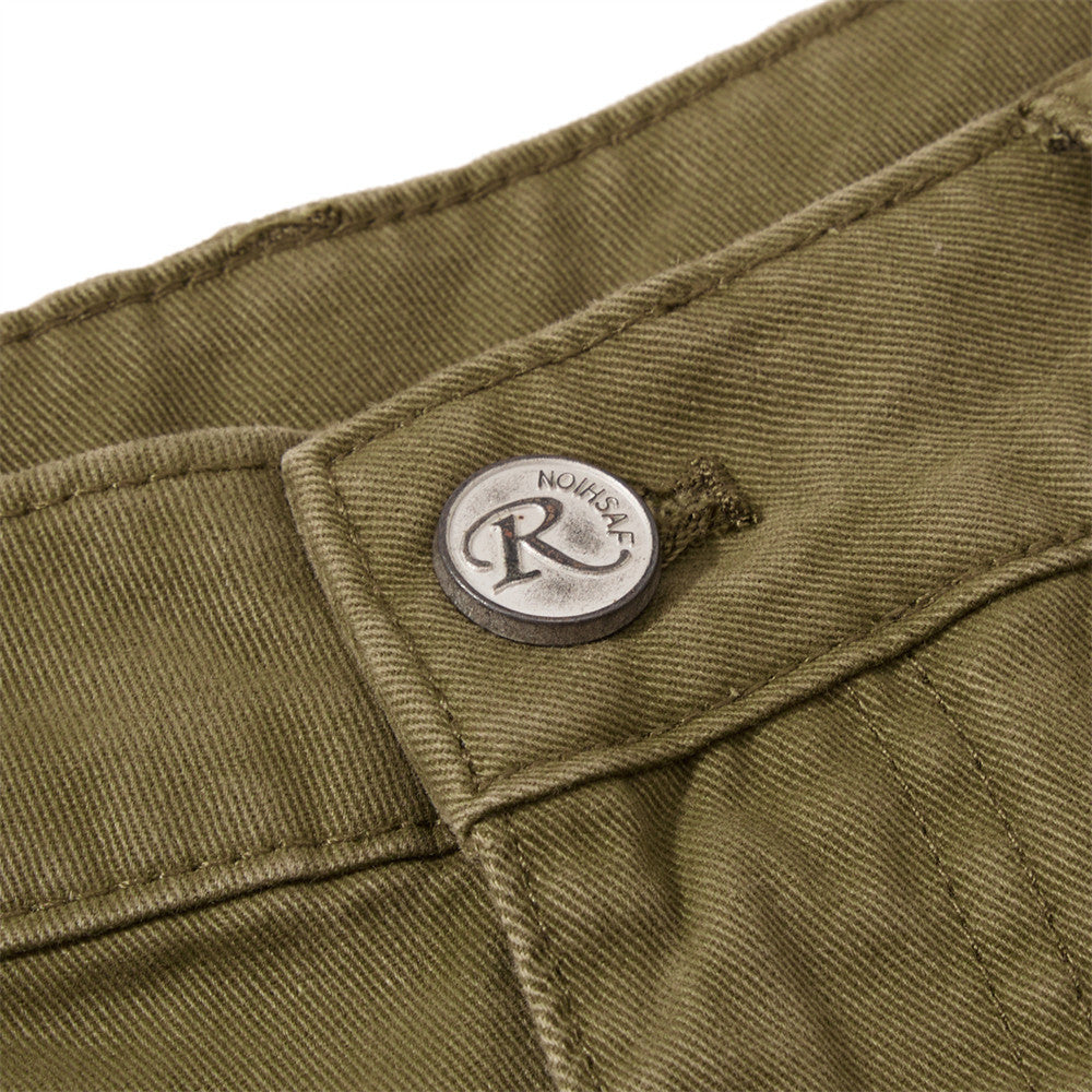 Wide-Leg Cargo Pants – Punk Streetwear Deconstructed Multi-Pocket Trousers
