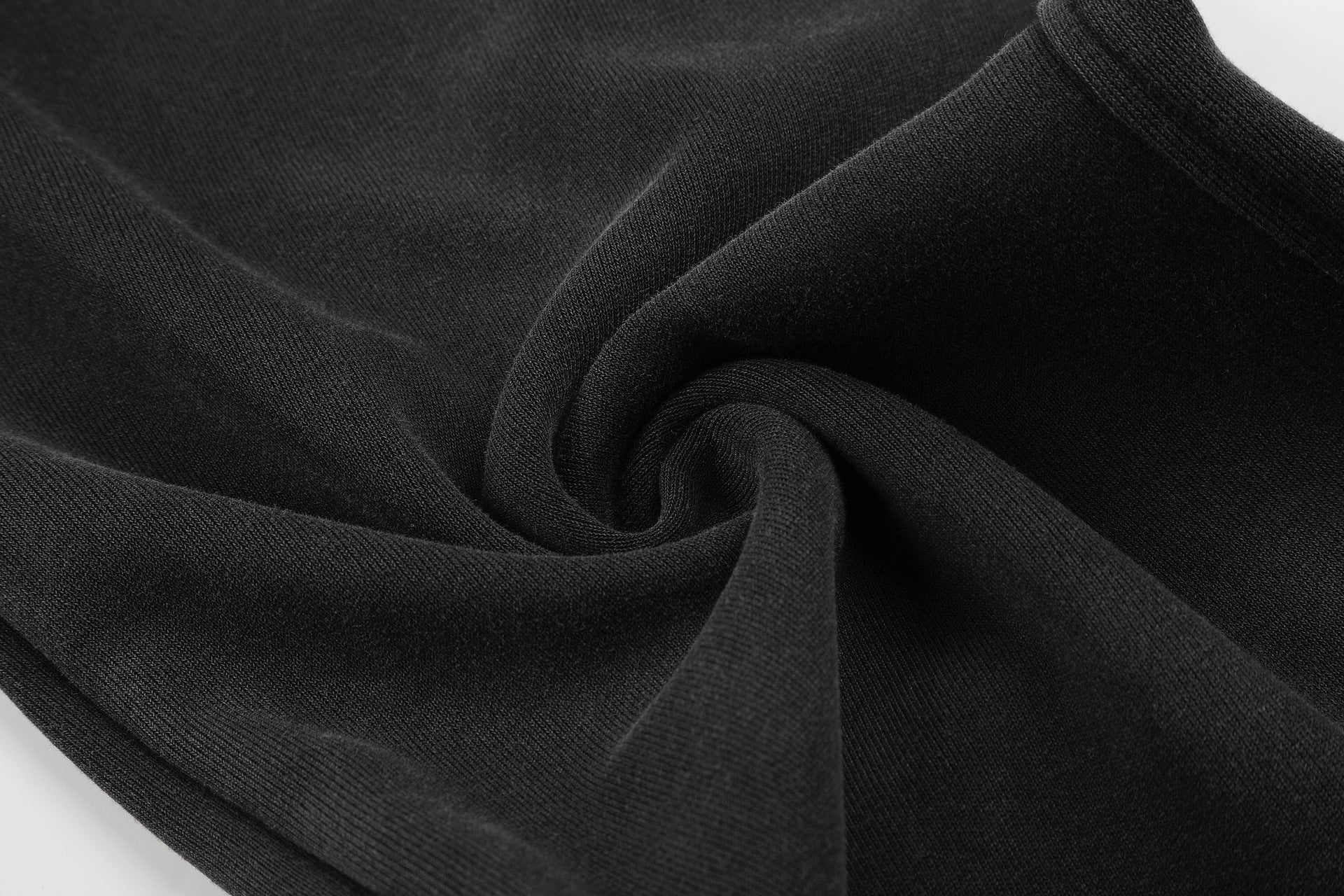 Pantalon habillé à jambes larges – Coupe baggy délavée avec poches brodées et ceinture croisée