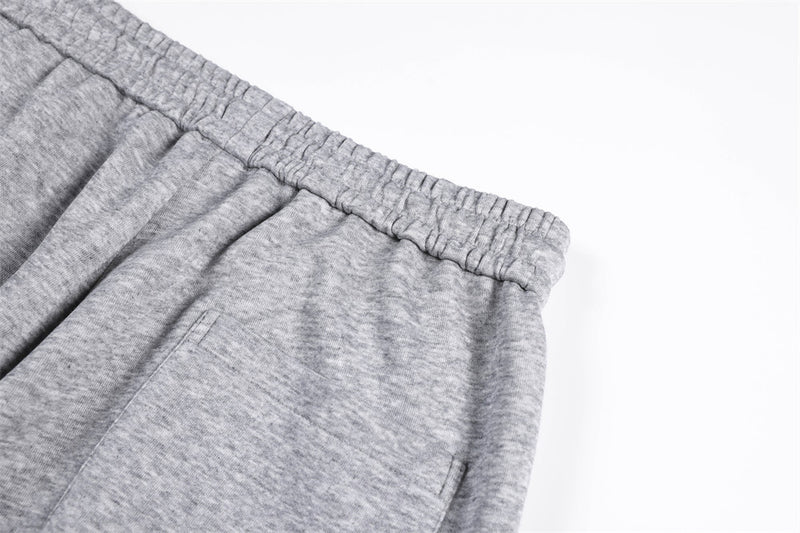 Wide-Leg Sweatpants with Cross Script Graphic Print
