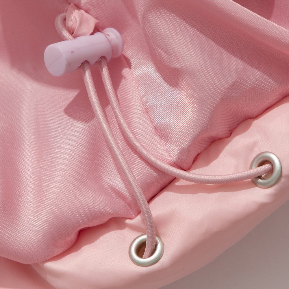 Half-Zip Puffer Hoodie Jacket – Oversized Quilted Pullover
