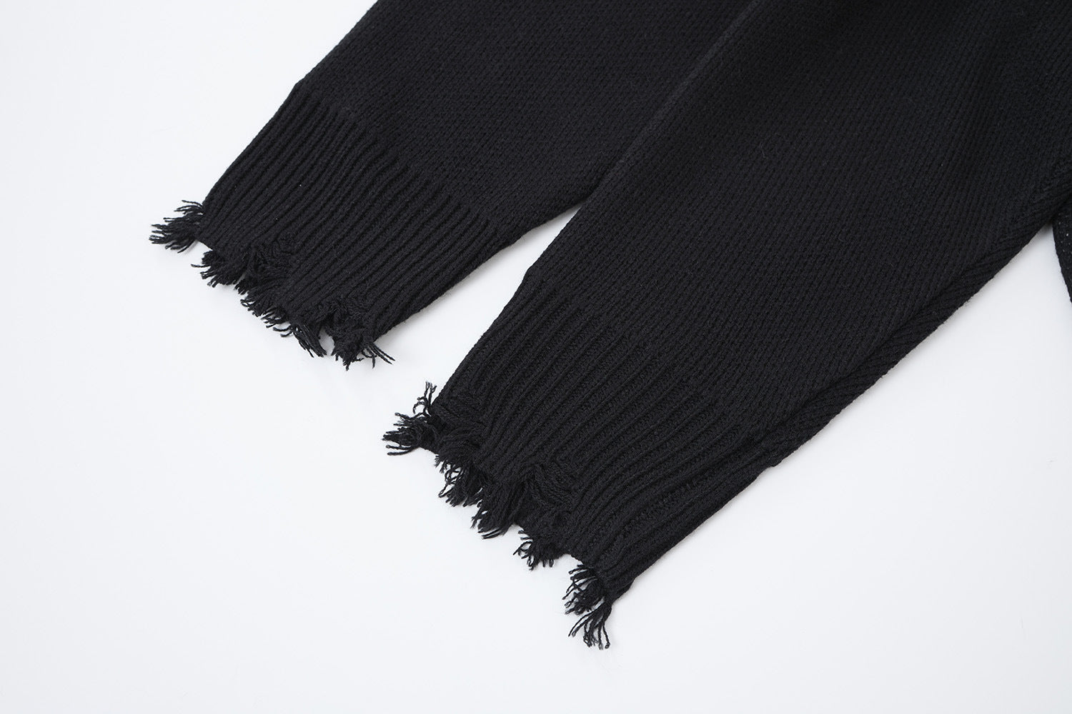 Gilet Born Late 77 en maille délavée – Jacquard oversize high-street