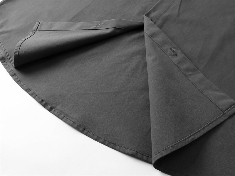 Men Short Sleeve Shirt – American Varsity Graphic Oversized Button-Down