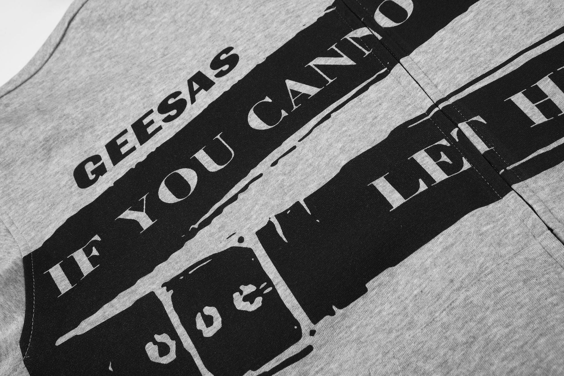 Hoodie zippé intégral avec sangles à boucles en similicuir punk et imprimé graphique