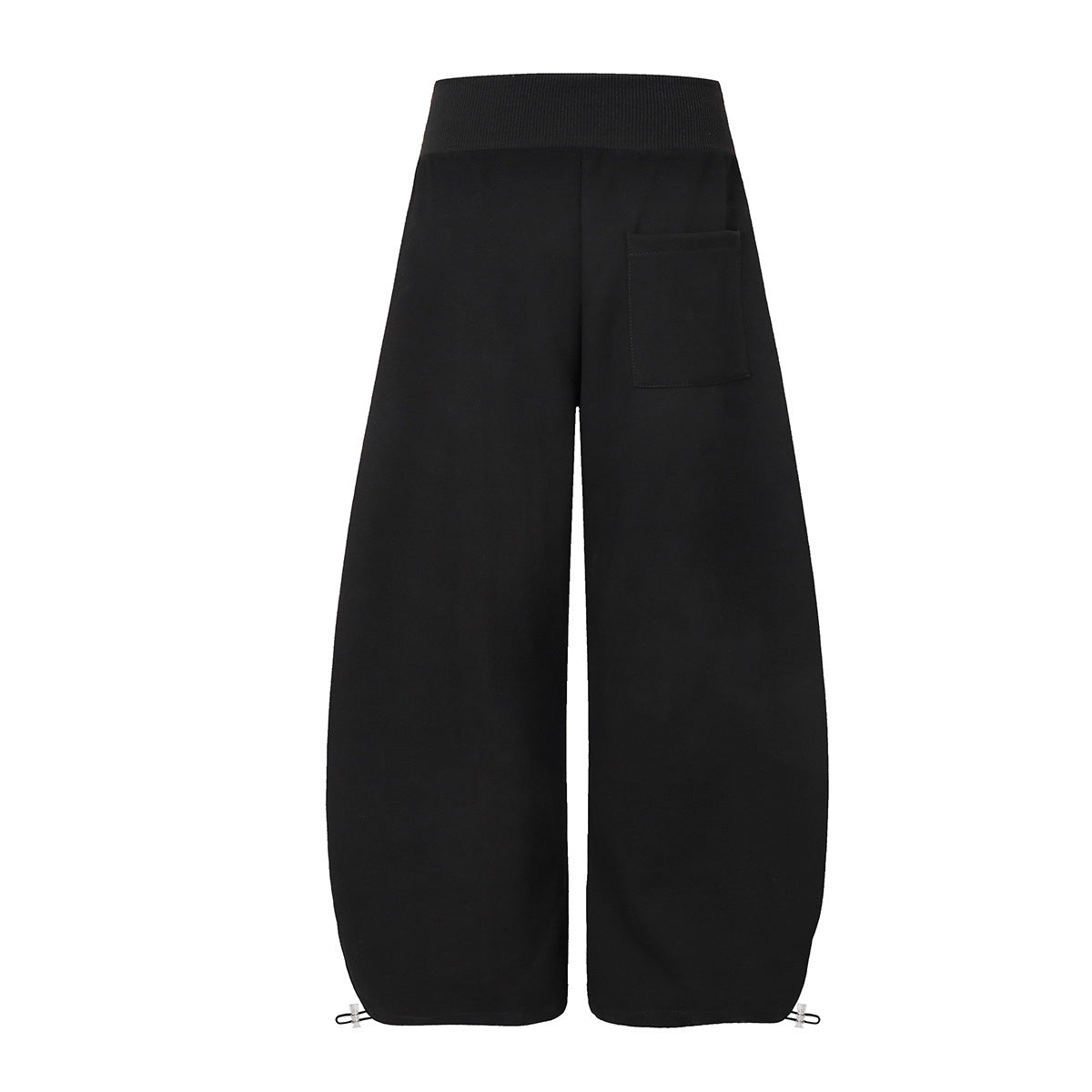Wide-Leg Sweatpants with Rivet Buttons and Graphic Print – Relaxed Fit