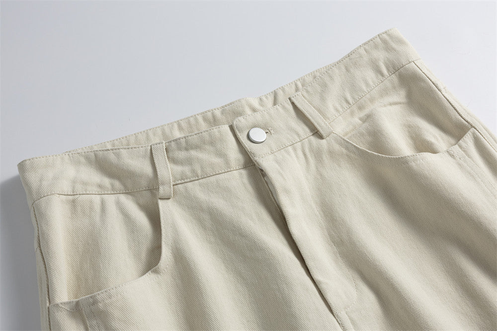 Wide-Leg Barrel Fit Pants – Oversized Silhouette Trousers for Men