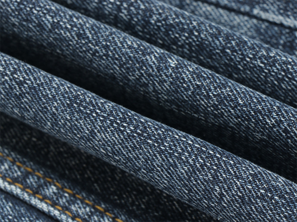 Jean gris baggy homme – Denim vintage délavé à jambes larges et effet usé