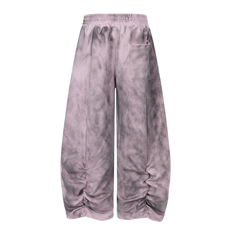 Misery For Nothing Tie-Dye Wide Leg Sweatpants – Vintage Punk Baggy Trousers