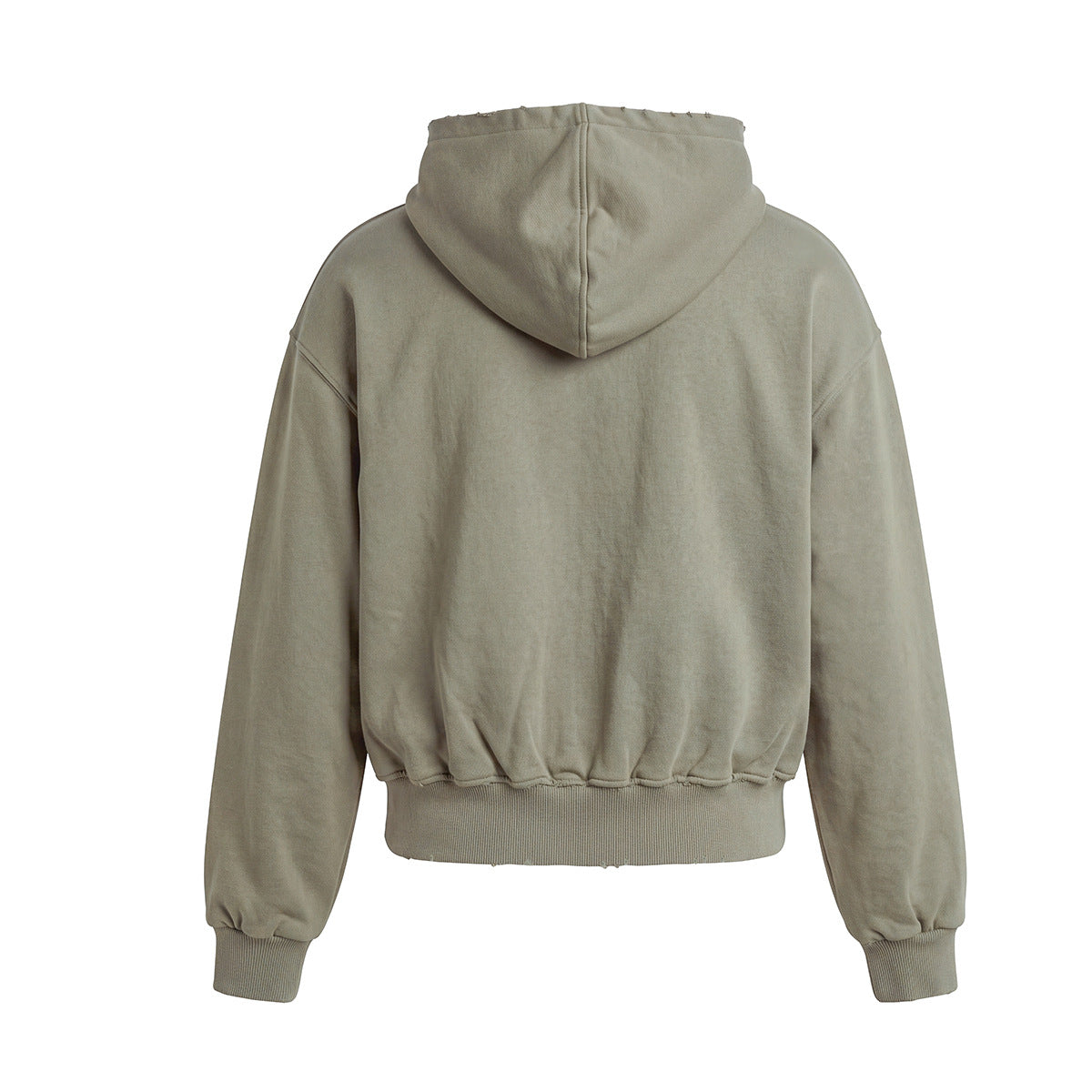 Spectravision Graphic Zip-Up Hoodie – Washed Oversized Heavy Fleece