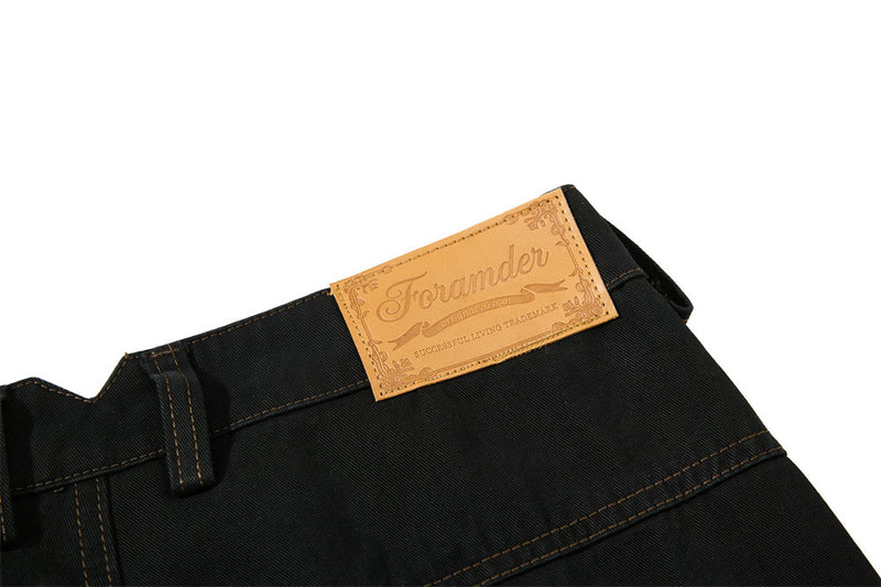 Wide-Leg Trousers with Double-Breasted Rope Detail