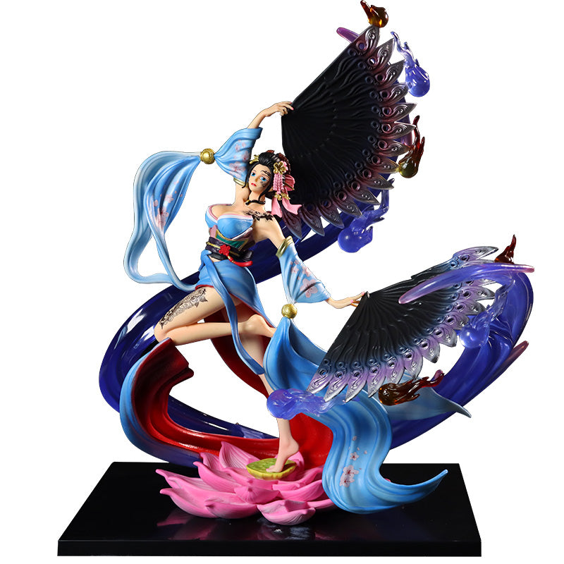 Nico Robin Geisha Action Figurine – 35cm with Dynamic Water Effects and Colorful Fans, Limited Edition – One Piece Collectible