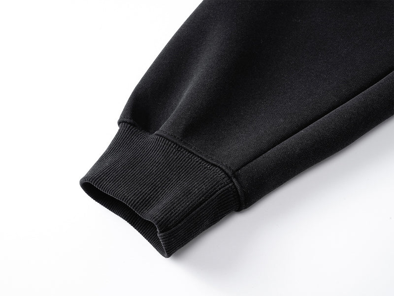 Zip-Hoodie mit Kapuze mit Teufelsohren – Gothic-Kreuz-Graphic-Sweatshirt im Streetwear-Stil
