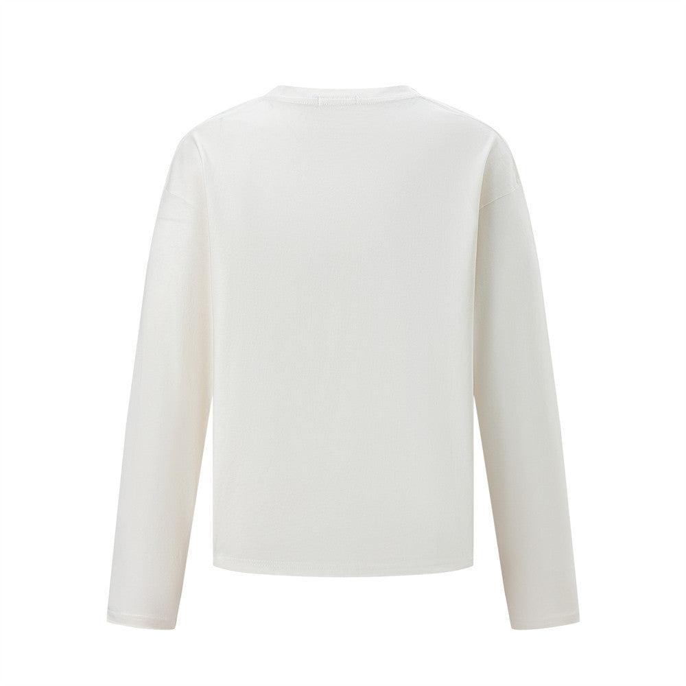 2000 Star Circle Graphic Long-Sleeve T-Shirt – Relaxed Fit