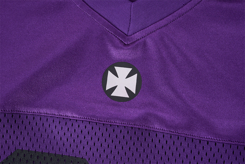 Oversized V-Neck T-Shirt Men's Football Jersey Mesh Number 08 Short Sleeve
