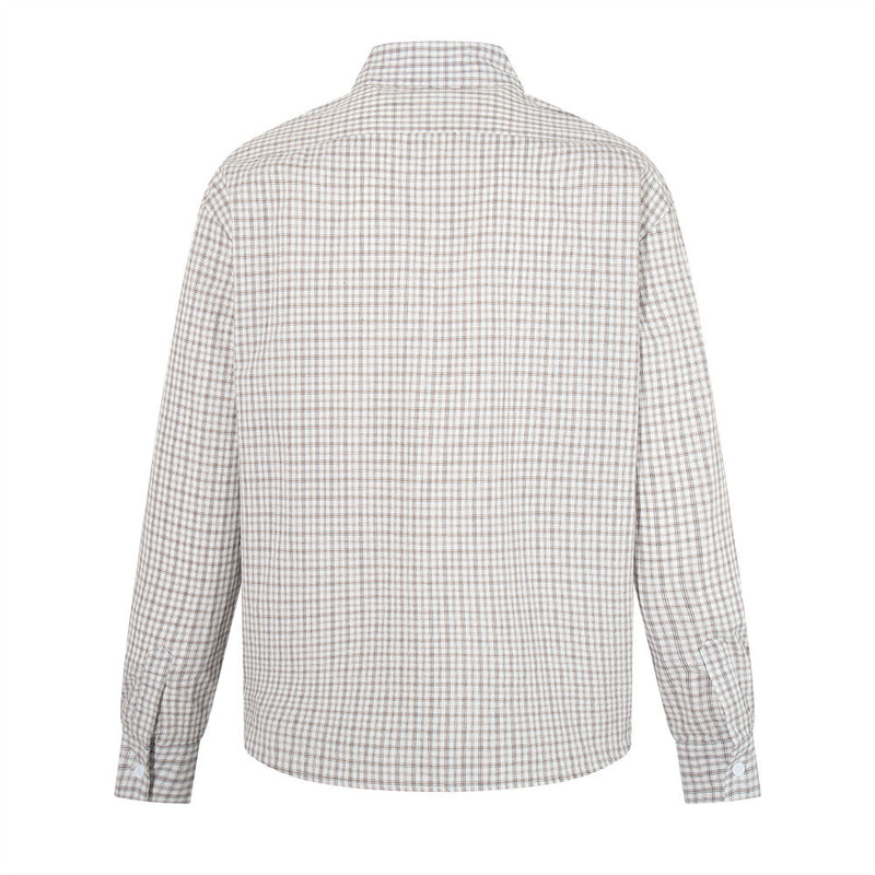 Men's Plaid Long-Sleeve Shirt – Relaxed Fit Button-Up