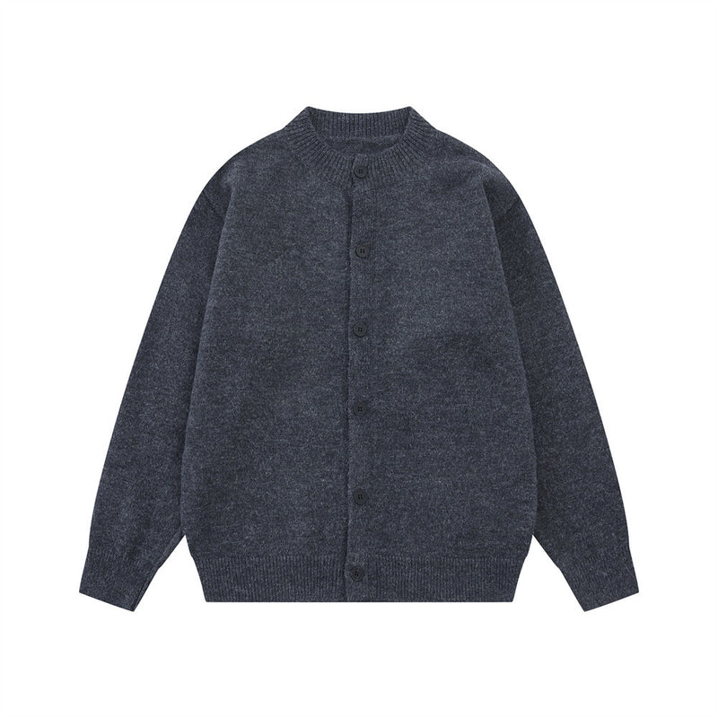 Gilet-pull boutonné oversize en maille pour homme