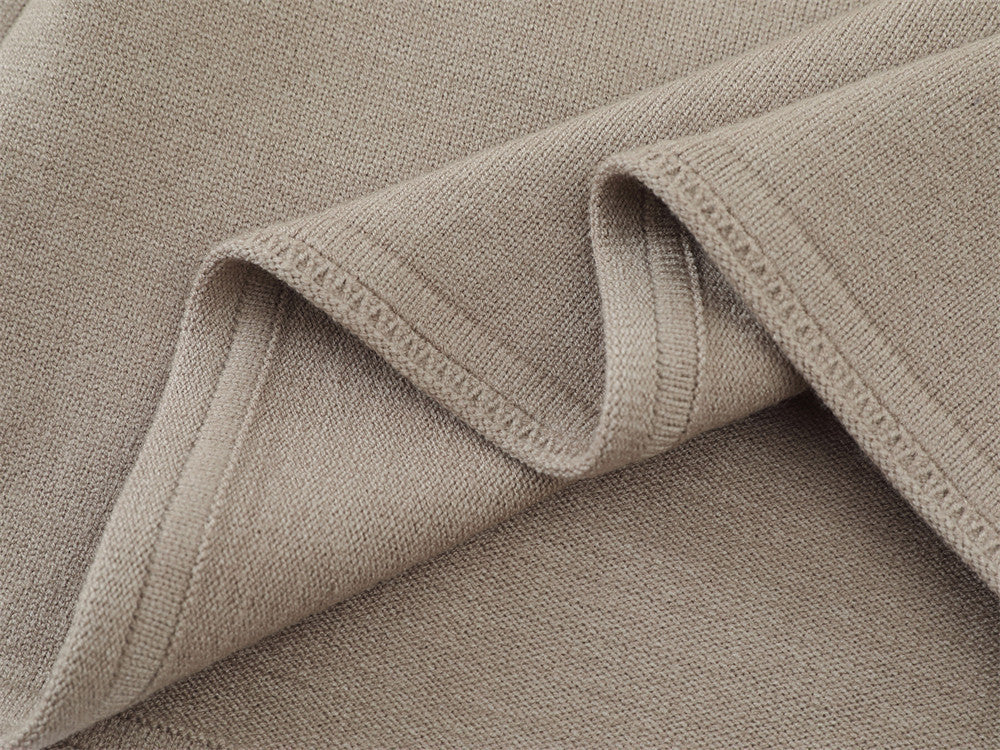 Men's Henley Neck Long-Sleeve Knit Sweater – Relaxed Streetwear Fit