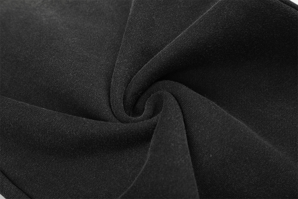 Pantalon de survêtement ample à œillets métalliques, finition délavée à l’acide & ourlet brut