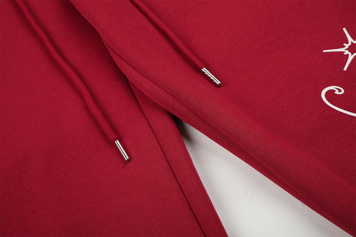 Pantalon de survêtement à jambes larges avec empreintes de pattes et passepoil contrastant – Coupe décontractée pour la danse jazz