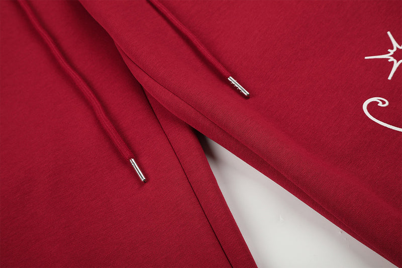 Pantalon de survêtement à jambes larges avec empreintes de pattes et passepoil contrastant – Coupe décontractée pour la danse jazz