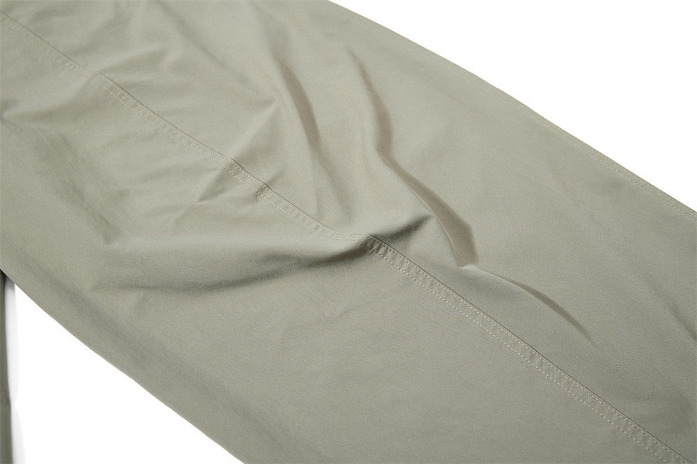 Wide-Leg Barrel Trousers with Belt – High-Waist Oversized Curved Pants