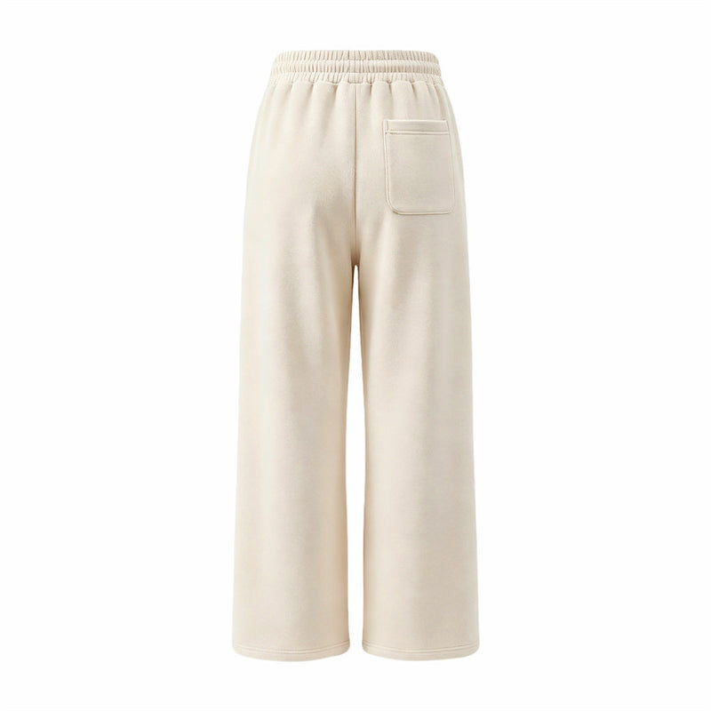Men's Wide-Leg Sweatpants with Aztec Geometric Print