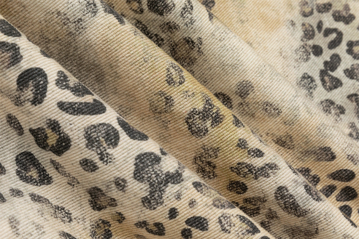Fur-Trim Hood Bomber Jacket – Camo & Leopard Print Padded Outerwear