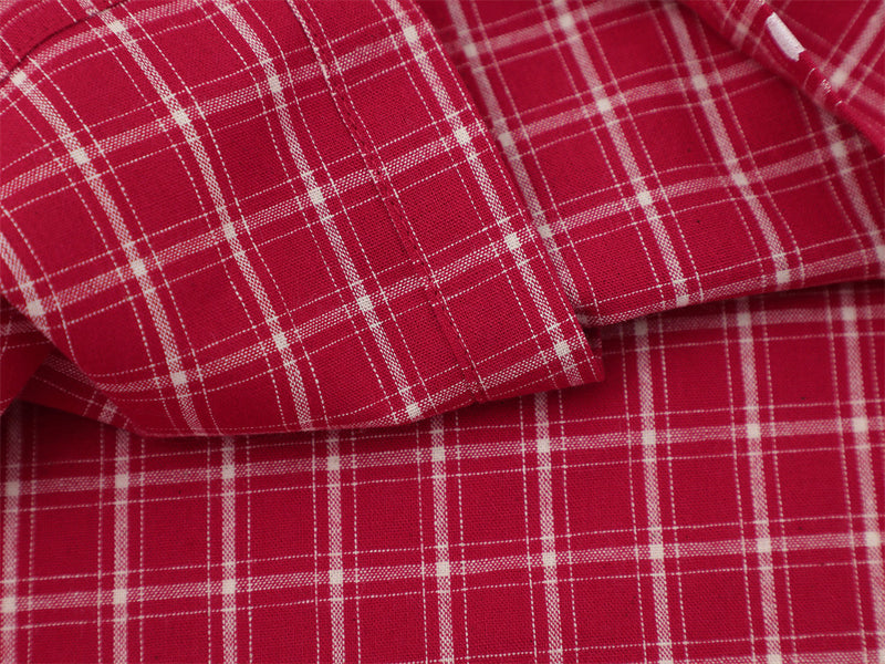 Paint Splatter Plaid Short Sleeve Shirt – Relaxed Fit Street Style
