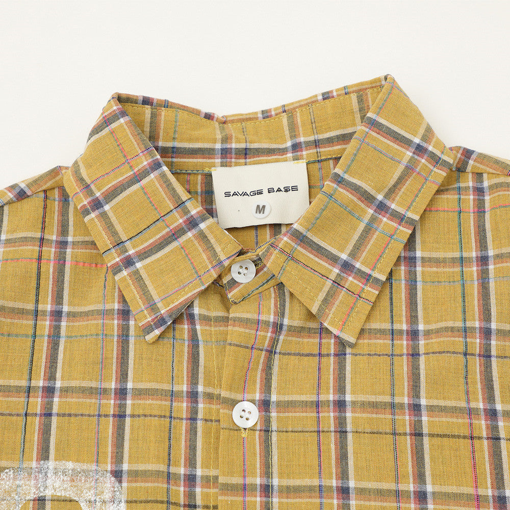 No Chains No Limits Plaid Short Sleeve Shirt – Relaxed Fit Button-Up