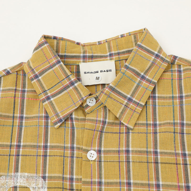 No Chains No Limits Plaid Short Sleeve Shirt – Relaxed Fit Button-Up