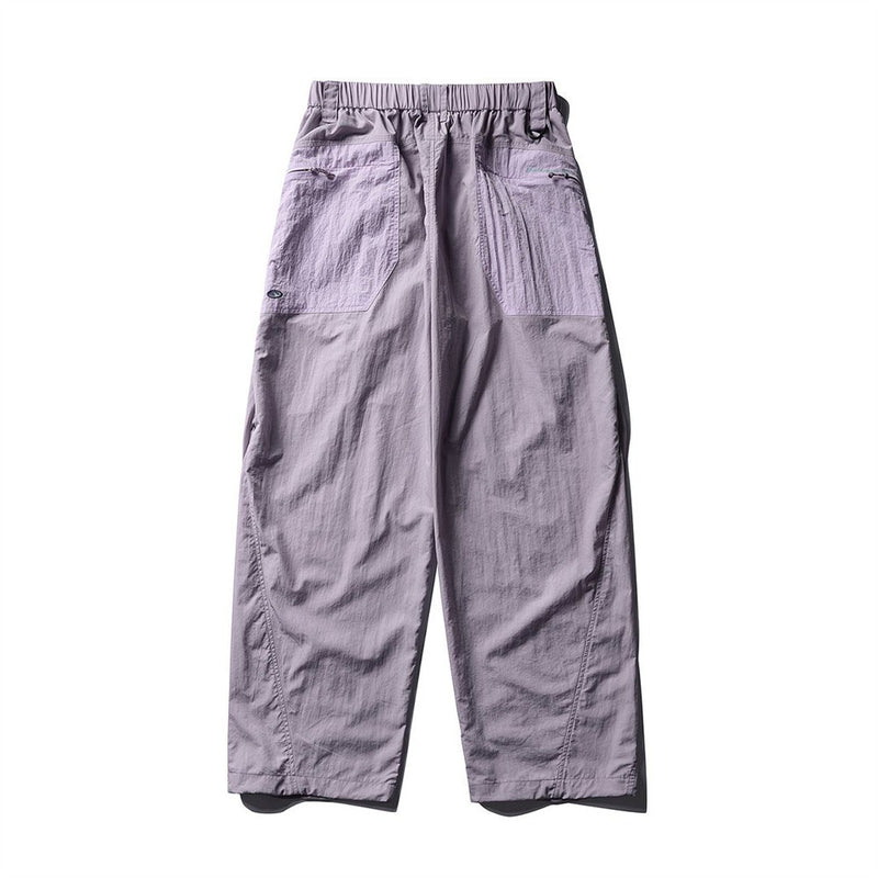 Baggy Wide-Leg Parachute Pants – Unisex Drawstring Jogger with Elastic Waist