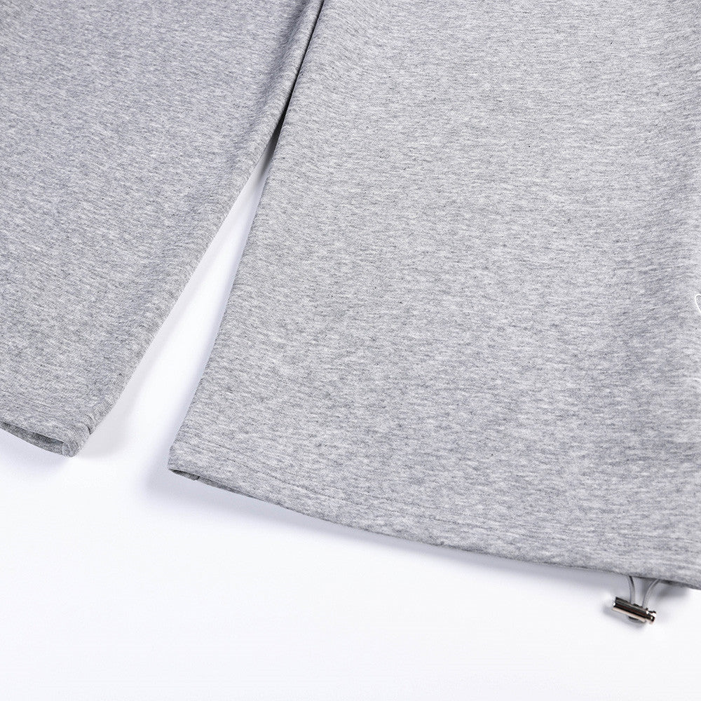 Wide-Leg Sweatpants with Cross Script Graphic Print