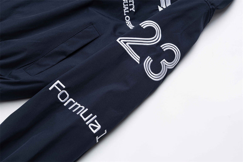 Zip Up Jacket Men – F1 Racing Graphic Oversized Bomber Jacket
