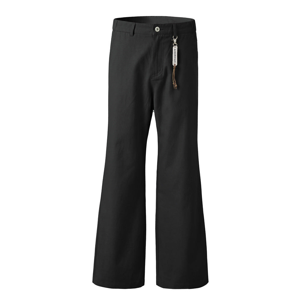 Men's Flare Wide-Leg Trousers – Bell Bottom Casual Pants