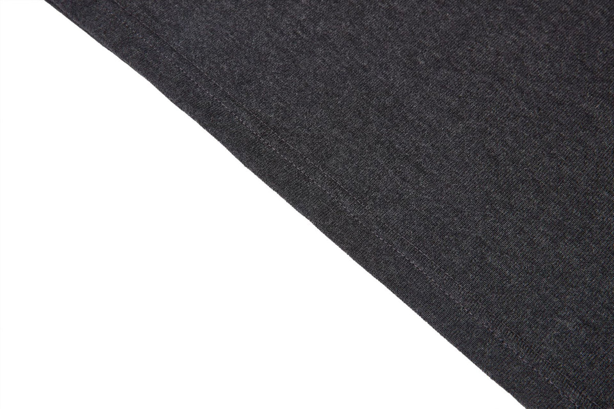 Men's Military-Style Henley Long Sleeve Shirt with Chest Pockets & Epaulettes
