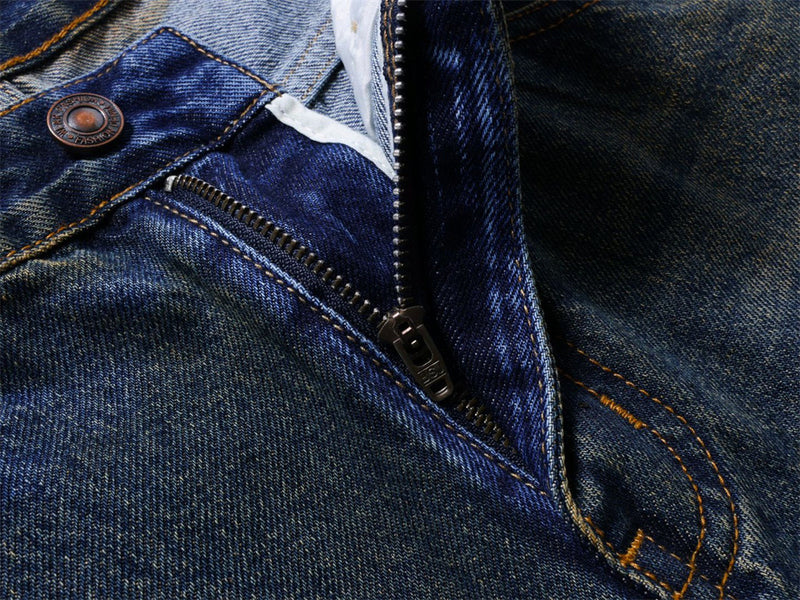 Baggy Jeans Men – Distressed Wide-Leg Barrel Fit with Deconstructed Seam Detail
