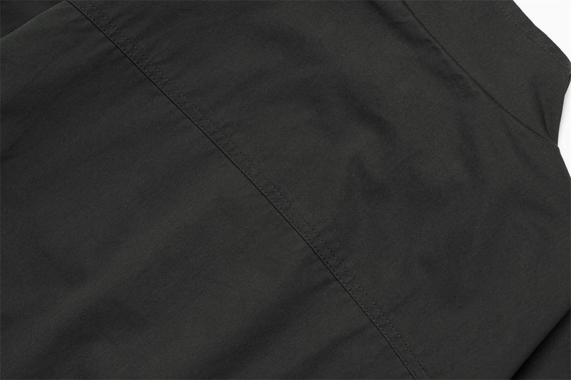 Oversized Stand-Collar Bomber Jacket – Men's Relaxed Fit with Plaid Collar