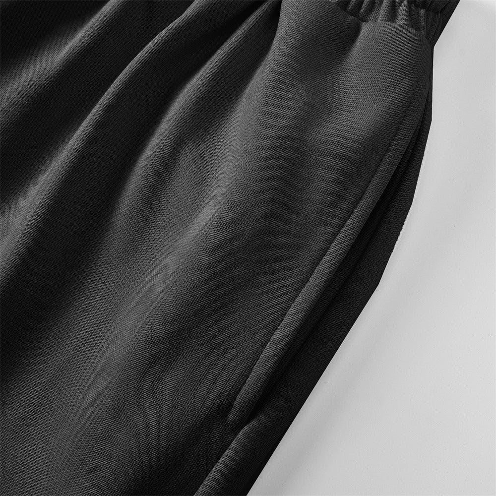 Cartoon Graphic Print Wide-Leg Sweatpants – Men's Relaxed Fit Hip-Hop Jogger