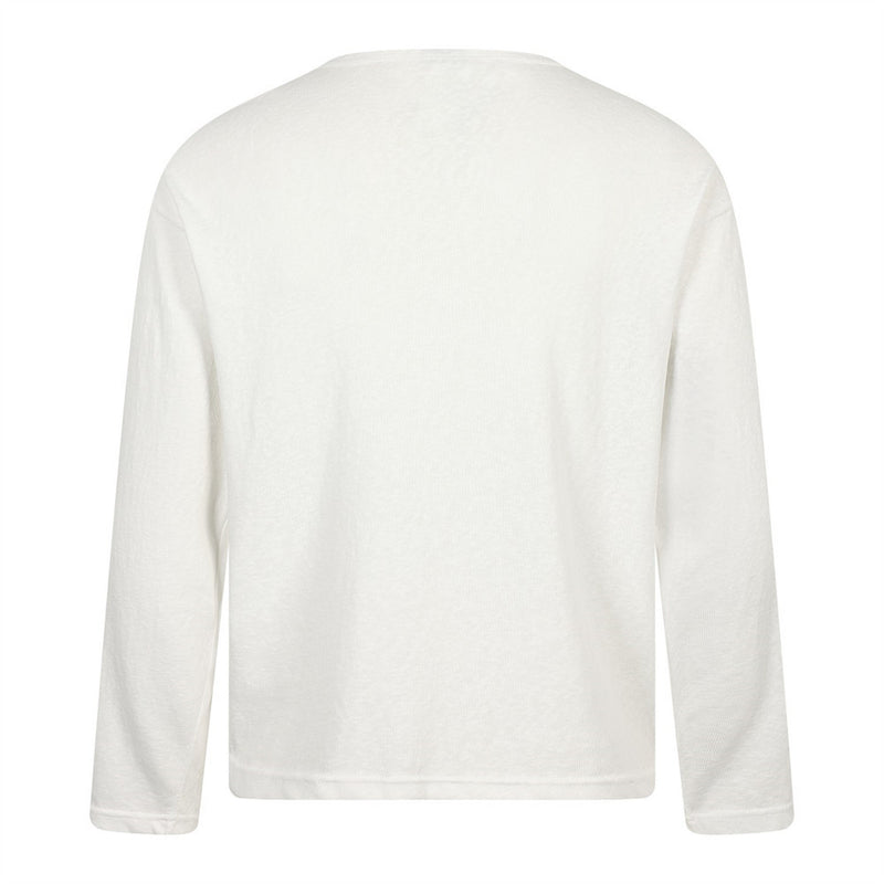 Carousel Horse Graphic Long-Sleeve T-Shirt – Relaxed Fit Crew Neck