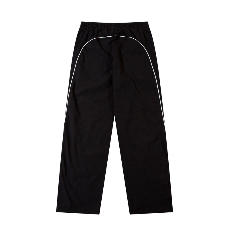 Herren-Trackpants mit kontrastierender Paspel und Colorblock-Seiteneinsätzen