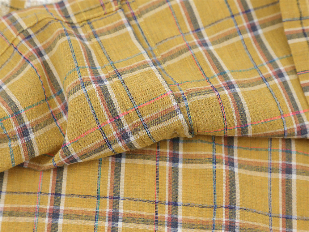 No Chains No Limits Plaid Short Sleeve Shirt – Relaxed Fit Button-Up