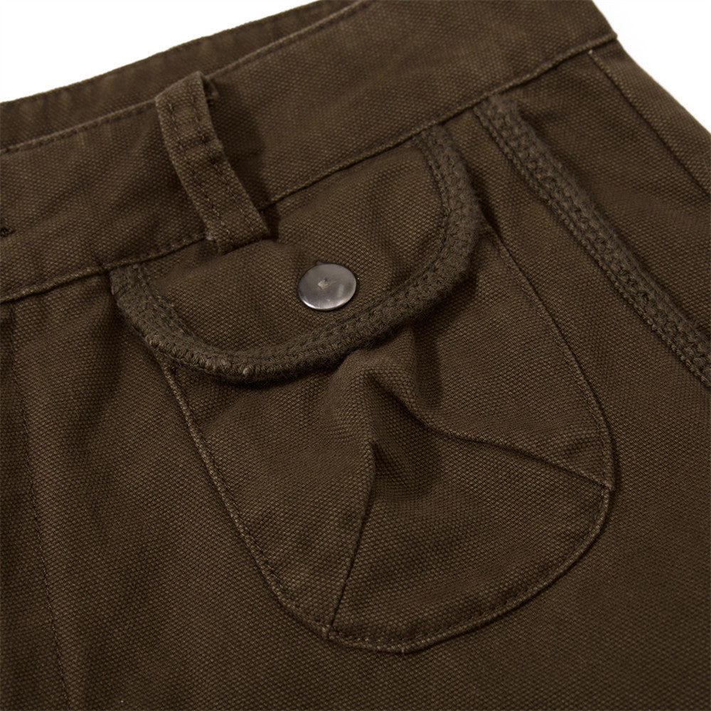 Wide-Leg Cargo Pants Men – Multi-Pocket A-Line Baggy Trousers