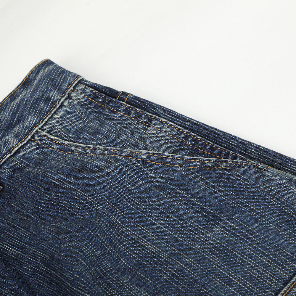 Baggy Black Jeans für Herren – Wide-Leg-Barrel-Fit aus verwaschenem Denim