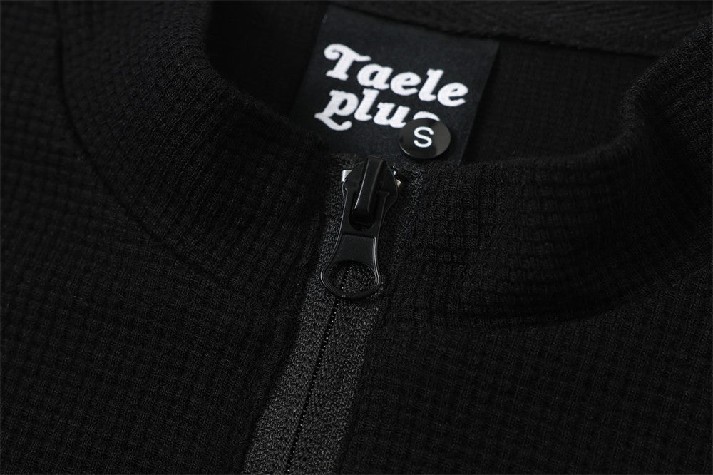 Taeleplus Union Racing Graphic Half-Zip Mock Neck Long Sleeve Sweatshirt