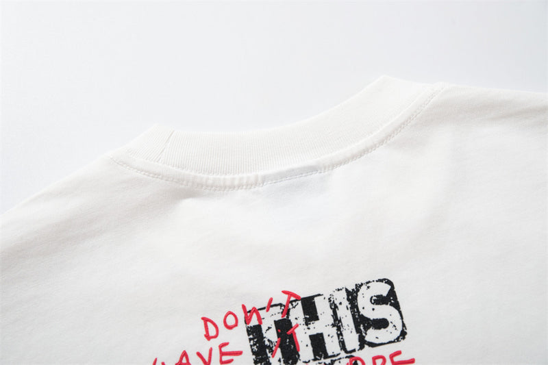 T-shirt graphique homme à manches longues – Imprimé collage en neuf panneaux, col rond décontracté