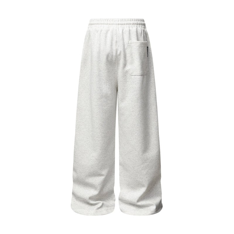 Pantalon de survêtement à jambes larges avec imprimé gothique « Welcome » et deux pistolets – Style streetwear hip-hop
