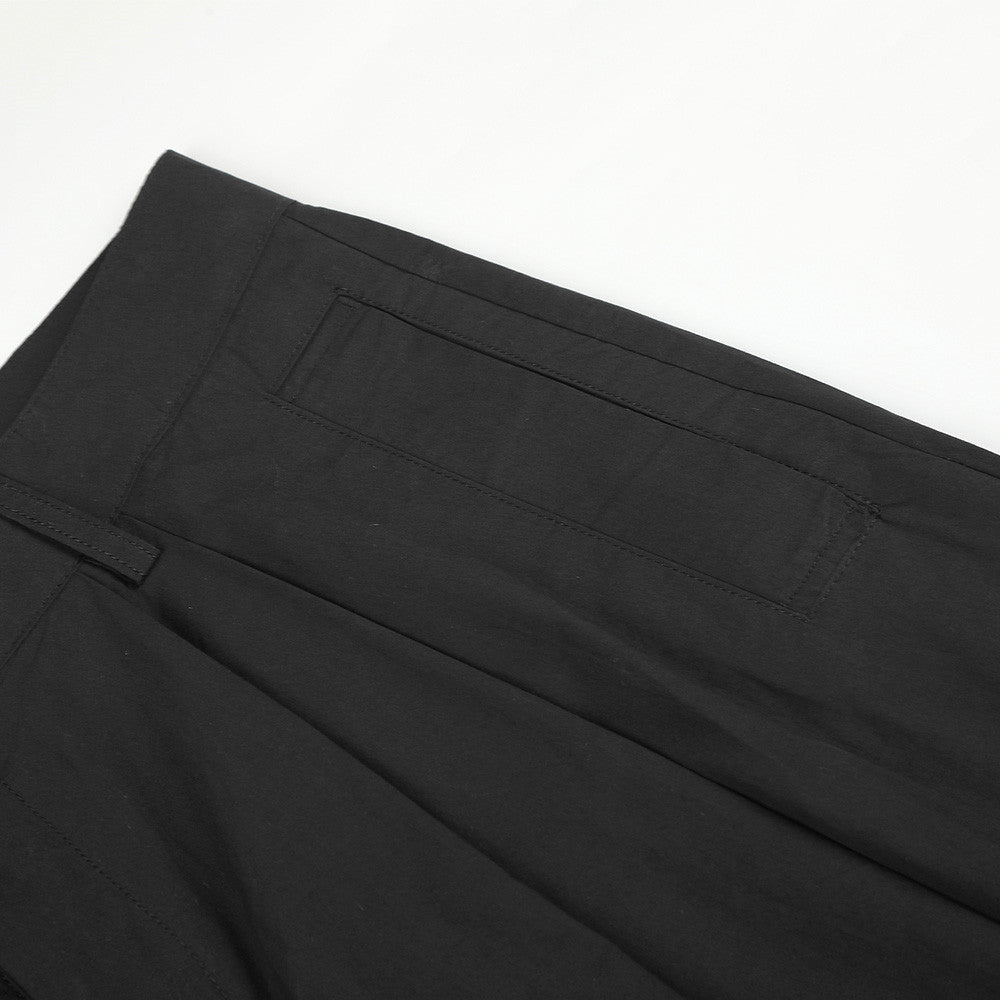 Wide-Leg Pleated Trousers – High-Street Drape Fit Pants