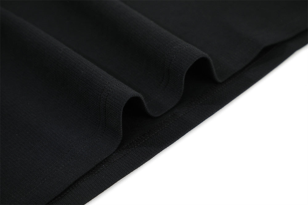 Men's Henley V-Neck Short Sleeve T-Shirt with Contrast Stitch Detail